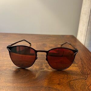 MYKITA Sunglasses with Black and Gold Accents